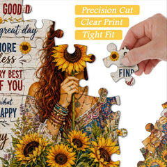 Sunflower Positivity Jigsaw Puzzle 1000 Pieces
