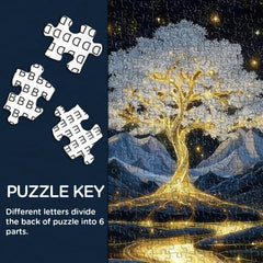 Eternal Golden Tree Jigsaw Puzzle 1000 Pieces