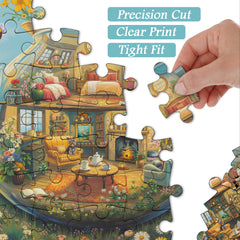 Glass Teapot House Jigsaw Puzzle 1000 Pieces