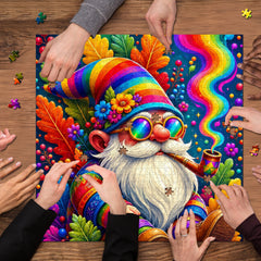Rainbow Gnome Jigsaw Puzzle 1000 Piece