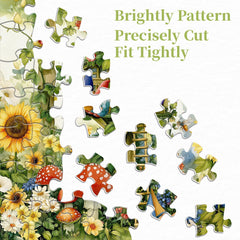 Gnomes In Bloom Jigsaw Puzzle 1000 Pieces