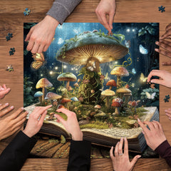 Fantasy Mushroom Book Jigsaw Puzzle 1000 Pieces
