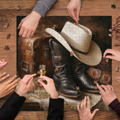 Cowboy Elegance Jigsaw Puzzle 1000 Pieces