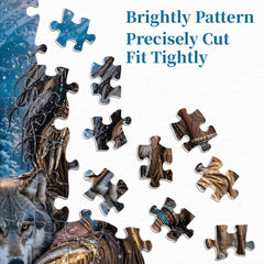 Winter Wolf Soul Jigsaw Puzzle 1000 Piece