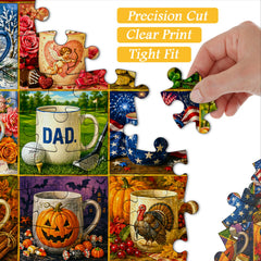 Holiday Mug Collection Jigsaw Puzzle 1000 Piece