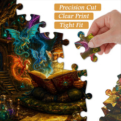 Dragon Companion Wizard Jigsaw Puzzle 1000 Pieces