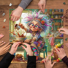 The Naughty Grandma Jigsaw Puzzle 1000 Pieces