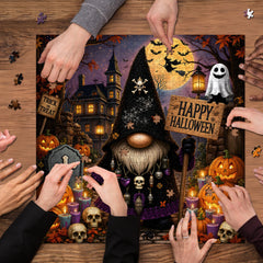 Gnome Night Jigsaw Puzzle 1000 Pieces