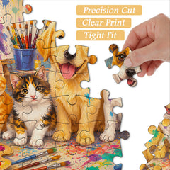 Pet Painters Jigsaw Puzzle 1000 Piece