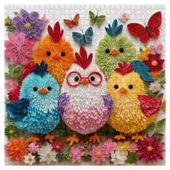 Blossom Chicks Jigsaw Puzzle 1000 Pieces