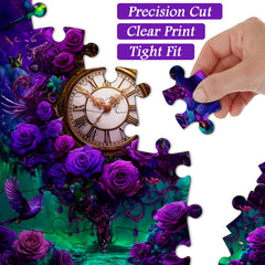 Roses And Time Jigsaw Puzzle 1000 Pieces