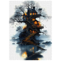The Village Tree Jigsaw Puzzle 1000 Piece