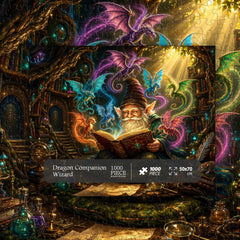 Dragon Companion Wizard Jigsaw Puzzle 1000 Pieces