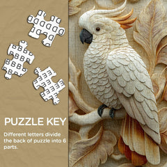 Wood Carving Parrot Jigsaw Puzzle 1000 Pieces