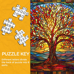 Vivid Tree of Life Jigsaw Puzzle 1000 Pieces