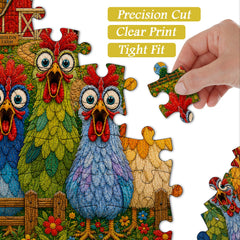 The Cluck Squad Jigsaw Puzzle 1000 Pieces