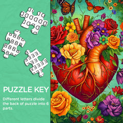 Heart Blossoms Jigsaw Puzzle 1000 Pieces
