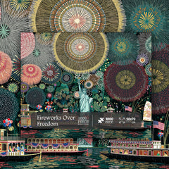 Fireworks Over Freedom Jigsaw Puzzle 1000 Pieces