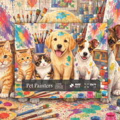 Pet Painters Jigsaw Puzzle 1000 Piece