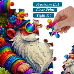 Rainbow Gnome Jigsaw Puzzle 1000 Piece