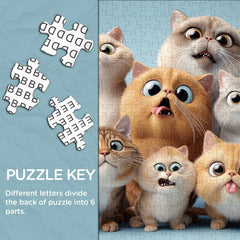 Quirky Meows Jigsaw Puzzle 1000 Pieces