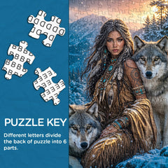 Winter Wolf Soul Jigsaw Puzzle 1000 Piece