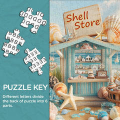 Seaside Shell Shop Jigsaw Puzzle 1000 Pieces