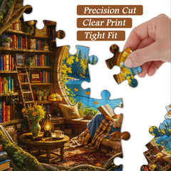Autumn Book House Jigsaw Puzzle 1000 Piece
