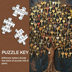 Key Tree Jigsaw Puzzle 1000 Pieces