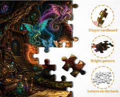 Dragon Companion Wizard Jigsaw Puzzle 1000 Pieces