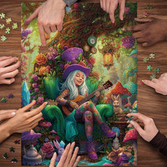 Guitar Girl Jigsaw Puzzle 1000 Pieces