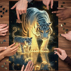 Mother and Cub Jigsaw Puzzle 1000 Pieces