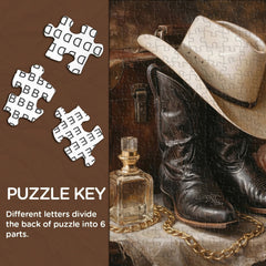 Cowboy Elegance Jigsaw Puzzle 1000 Pieces