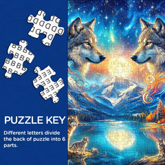 Moon Wolves Jigsaw Puzzle 1000 Piece