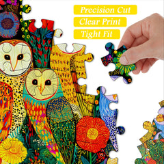 Garden Owls Jigsaw Puzzle 1000 Pieces