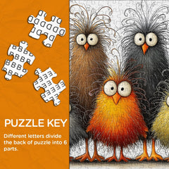 Abstract Chicken Jigsaw Puzzle 1000 Pieces