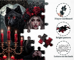 Eternal Night Rose Festival Jigsaw Puzzle 1000 Pieces