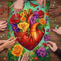 Heart Blossoms Jigsaw Puzzle 1000 Pieces