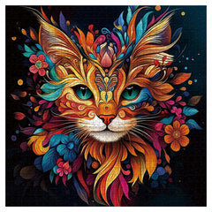 Puzzles en forme de chat futuriste 1000 pièces