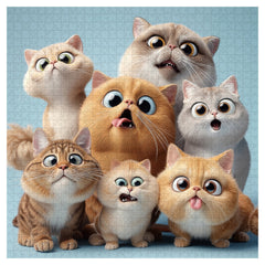 Puzzle Quirky Meows 1000 pièces