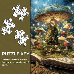 Fantasy Mushroom Book Jigsaw Puzzle 1000 Pieces