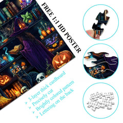 The Witch's Shelf Jigsaw Puzzle 1000 Pieces