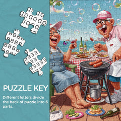 Grandma & Gramp BBQ Jigsaw Puzzle 1000 Piece