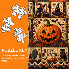 Halloween Quilt Jigsaw Puzzle 1000 Pieces