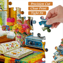 Colorful Threads Weave Spring Jigsaw Puzzle 1000 Pieces