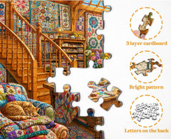 Cat Sleep Fabric House Jigsaw Puzzle 1000 Pieces