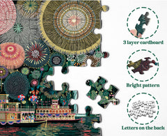 Fireworks Over Freedom Jigsaw Puzzle 1000 Pieces