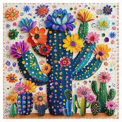 Color Cactus Jigsaw Puzzle 1000 Pieces