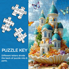 Seashell Castle Jigsaw Puzzle 1000 Pieces