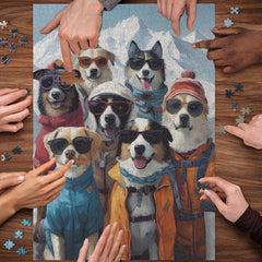 Ski Dog Team Jigsaw Puzzle 1000 Pieces